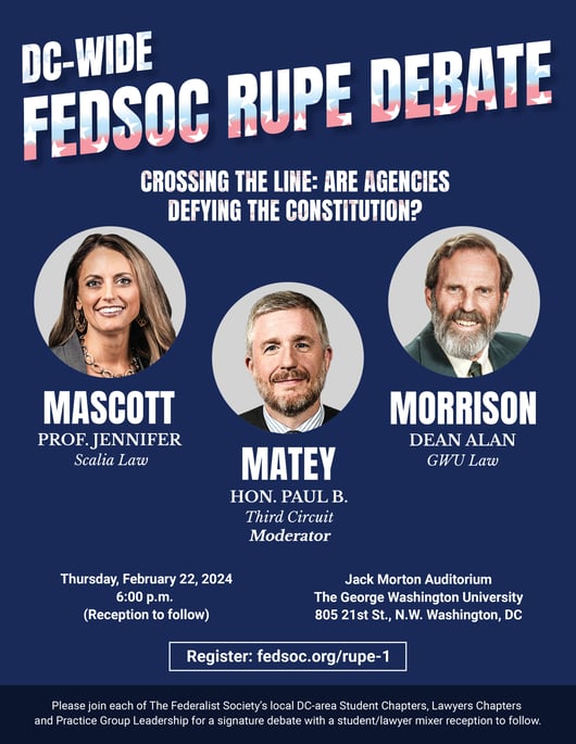 Join Us for the Rupe Debate!